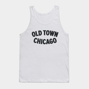 Chicago Old Town Vintage Design Tank Top